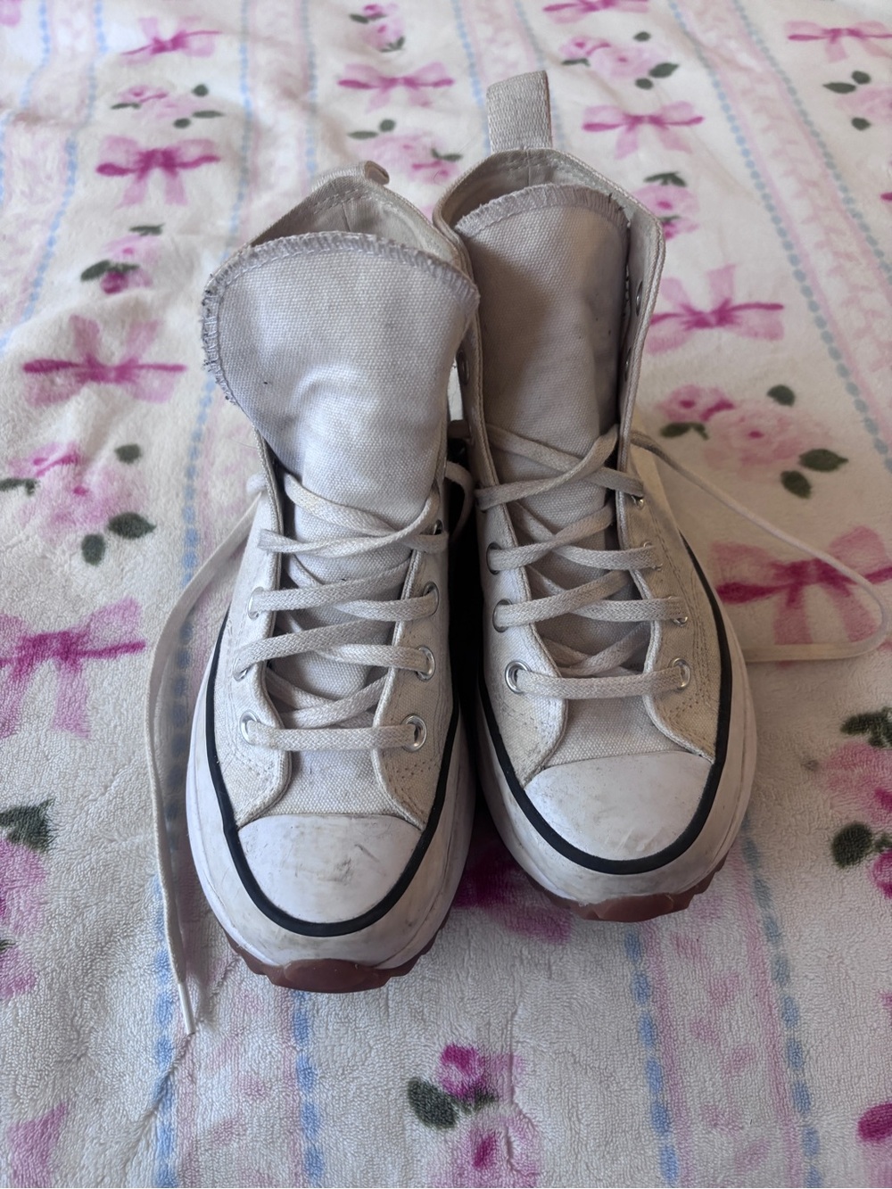 White High-Top Converse